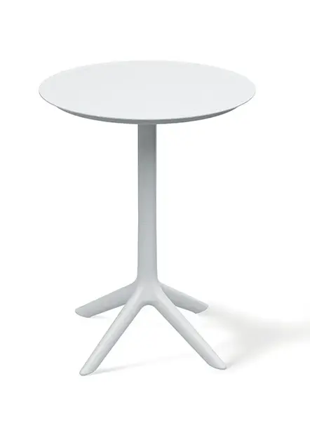 Ferne Výsoký kulatý stůl RIMO 57 x 57 x 75 cm, bílá