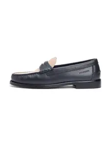 TOMMY HILFIGER Papuče  béžová / námornícka modrá