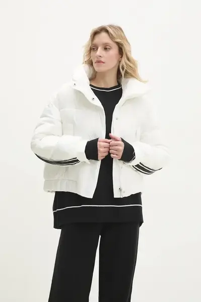 Bunda Answear.LAB dámská, bílá barva, zimní