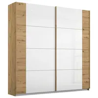 Rauch Möbel SKŘÍŇ S POSUVNÝMI DVEŘMI, bílá, dub artisan, 181/210/62 cm