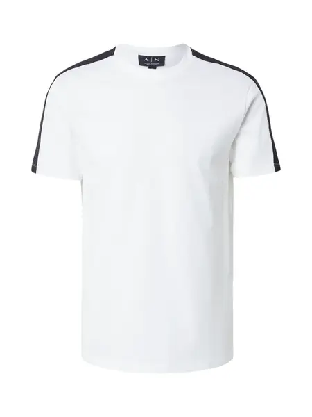 ARMANI EXCHANGE Tričko  čierna / šedobiela