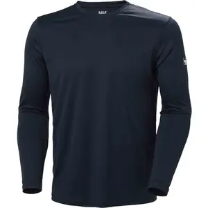 Helly Hansen HH TECH CREW LS 2.0 Pánské funkční tričko, tmavě modrá, velikost