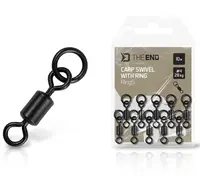 Delphin pevnostní obratlík s kroužkem theend rings #4 28 kg 10 ks