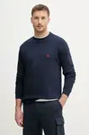 U.S. Polo Assn. mikina pánska s bavlnou DHM LB CREW
