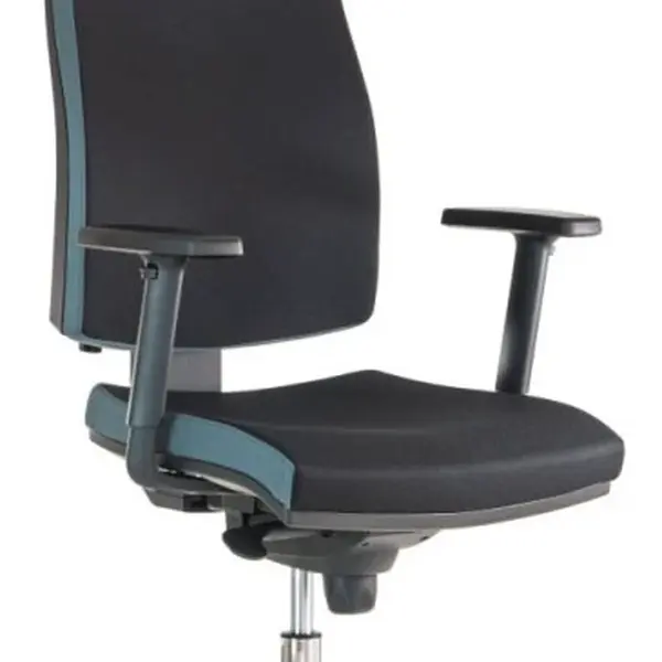 ALBA kancelářská židle JOB s 3D PDH a područkami, BLACK 27