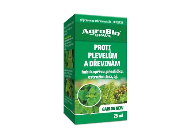 Přípravek k hubení dřevin, buřeně a dvouděložných plevelů AGROBIO Garlon New 25ml - expirace 3/2026