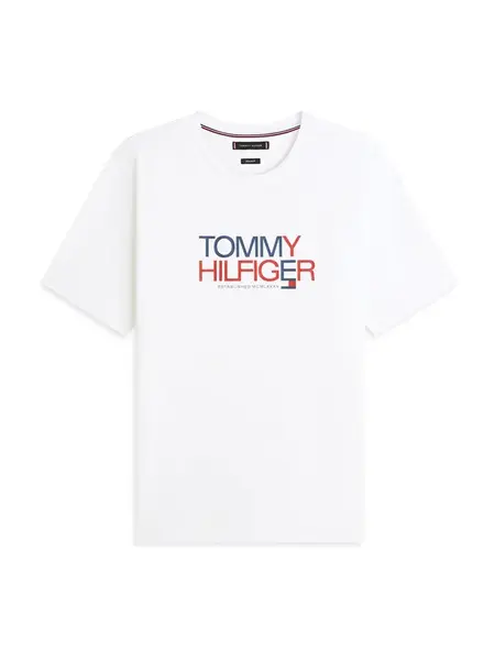 TOMMY HILFIGER Tričko  námornícka modrá / červená / biela