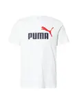 PUMA Funkčné tričko 'Essentials No. 1'  červená / čierna / biela