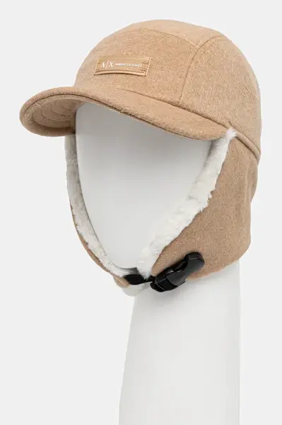 Kšiltovka s příměsí vlny Armani Exchange