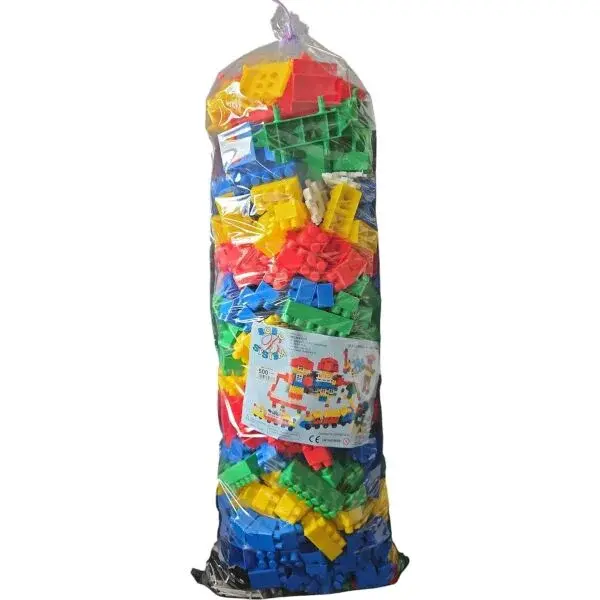 RELAKS-TOYS BOBO 500 KS Dětské kostky, mix, velikost