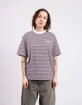 Tričko Carhartt WIP W' S/S Ezra T-Shirt Ezra Stripe, Cozy Purple