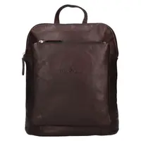 Dámska kožená batôžko-kabelka Greenwood Ella - hnedá