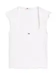 Tommy Jeans Top  biela