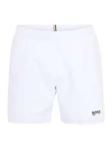 BOSS Plavecké šortky 'Swordfish'  biela