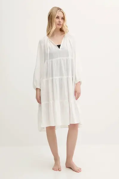 Plážové šaty s prímesou ľanu Polo Ralph Lauren