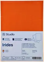 Barevný papír A4 80g Irides – oranžový 10 listů