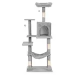PETSI Velké škrabadlo pro kočku 146 cm - šedé