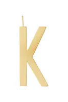 Pozlacený stříbrný přívěsek Design Letters