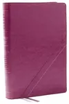 KJV, Word Study Reference Bible, Leathersoft, Pink, Red Letter, Comfort Print - Thomas Nelson