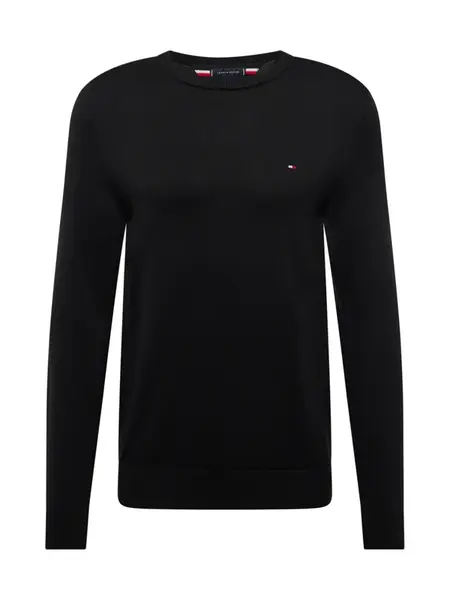TOMMY HILFIGER Sveter 'ESSENTIAL'  čierna