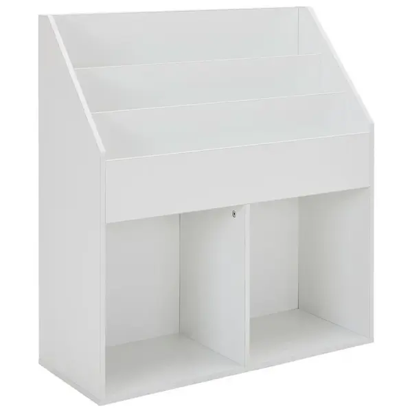 Carryhome REGÁL DO DĚTSKÉHO POKOJE, bílá, 72/79/30 cm