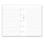 Poznámkový papír, linkovaný bílý