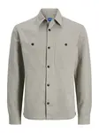 JACK & JONES Košeľa 'JPRBLUrayle'  kamenná / biela
