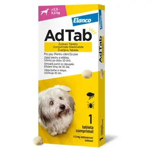 Adtab pro psy (2,5-5,5kg) 112mg 1 žvýkací tableta