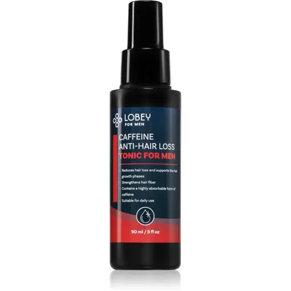Lobey Caffeine tonikum proti vypadávání vlasů pro muže 90 ml
