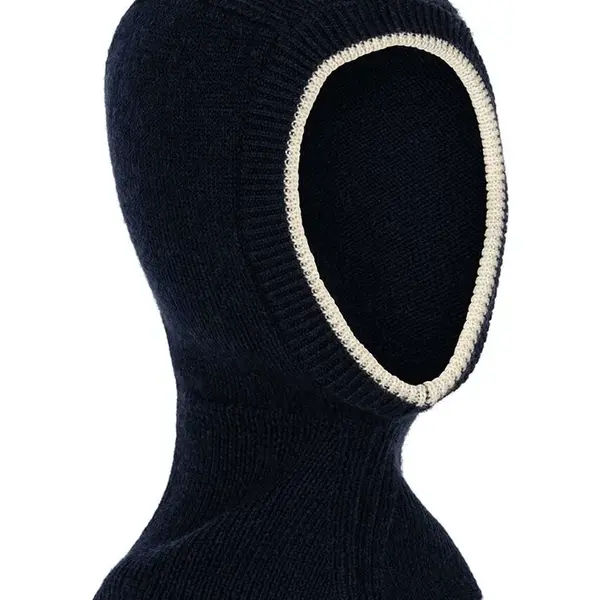 Dětský vlněný nákrčkník Konges Sløjd LOULI BALACLAVA tmavomodrá barva, KS101252