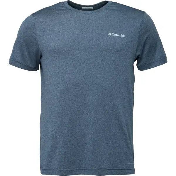 Columbia PARSONS POINT™ SS BACK GRAPHIC TEE Pánské funkční triko, tmavě modrá, velikost