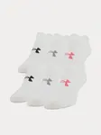 Essential Under Armour Set of Six White Women's Socks