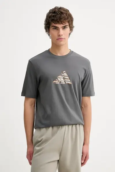 Bavlněné tričko adidas Camo Explorer