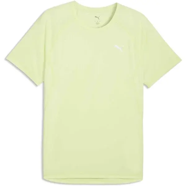 Puma RUN VELOCITY TEE Pánské sportovní triko, světle zelená, velikost