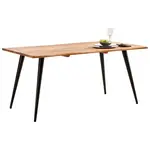 Carryhome JÍDELNÍ STŮL, akácie, černá, barvy akácie, 160/90/76 cm