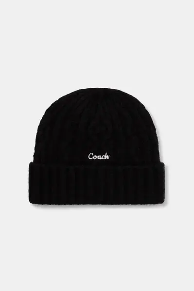 Čepice z vlněné směsi Coach