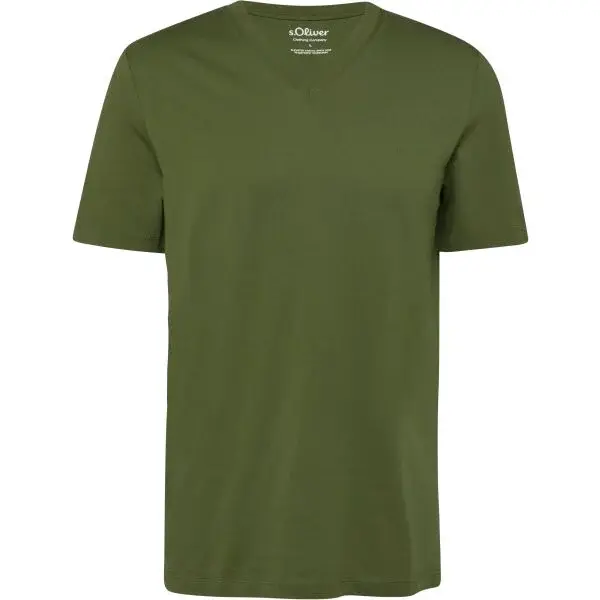 s.Oliver T-SHIRT Pánské tričko, zelená, velikost