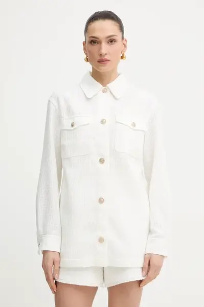 Guess košilová bunda dámská EULALIE