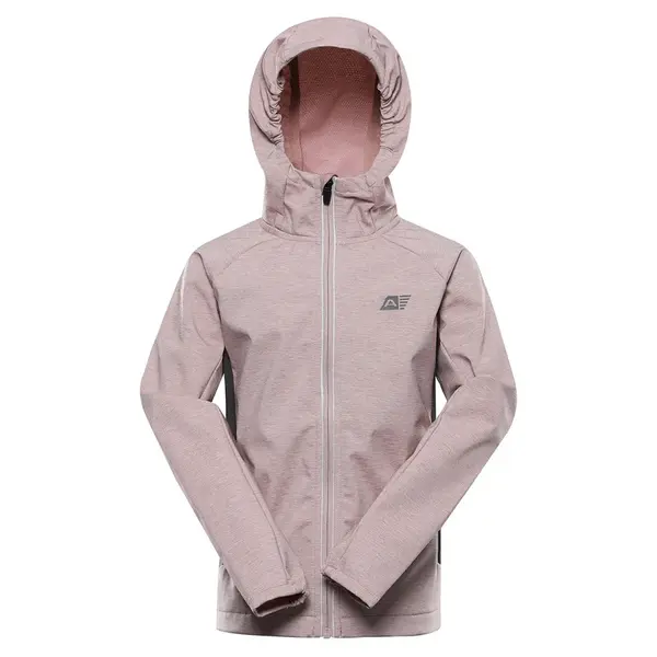 Dětská softshellová bunda s membránou alpine pro sperto 2  růžová 140-146
