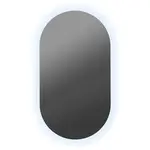 Zrkadlo LED oválne 50x90