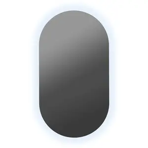 Zrkadlo LED oválne 50x90