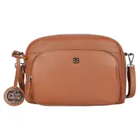 Dámská kožená crossbody kabelka Bellicci Norra - koňak