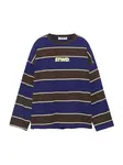 Pull&Bear Tričko  tmavomodrá / čokoládová / žltá / biela