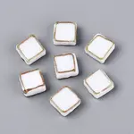 Handmade Gold Sand Lampwork Beads