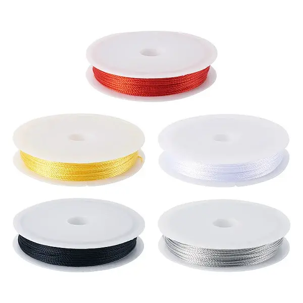 50M 5 Colors 12-Ply Polyester Threads