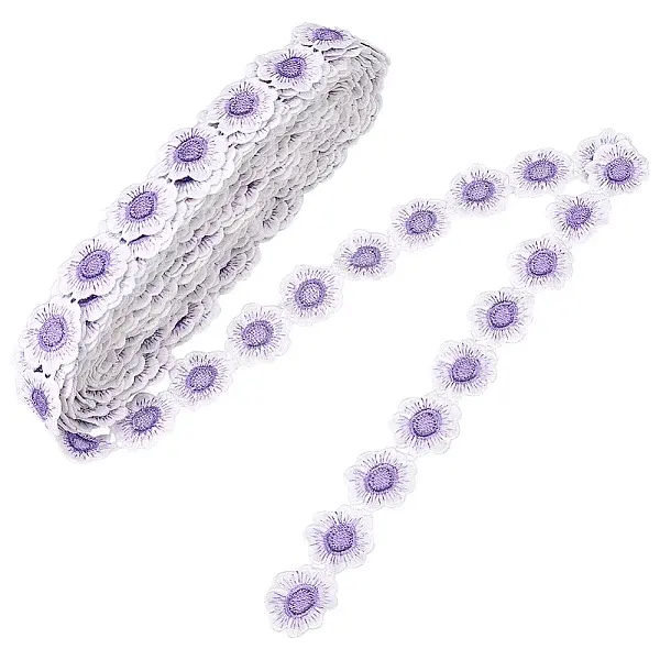 Polyester Flower Lace Ribbon