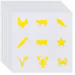 PVC Plastic Self-Adhesive Stickers