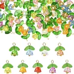 50Pcs Glass Pendants