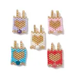 Glass Seed Beaded Pendants