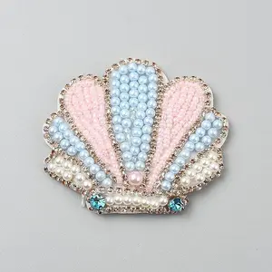 Embroidery Cloth Rhinestone Sew On Patches